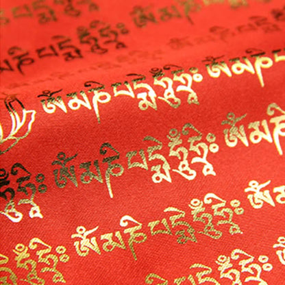 Buddha Stones Tibetan 5 Colors Windhorse Buddha Scriptures Auspicious Outdoor Prayer Flag