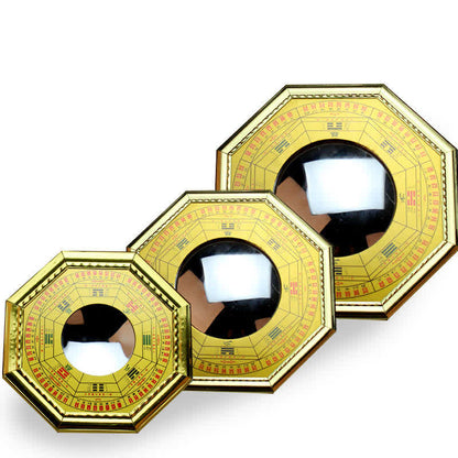 Buddha Stones Feng Shui Bagua Map Balance Harmony Living Room Energy Map Mirror