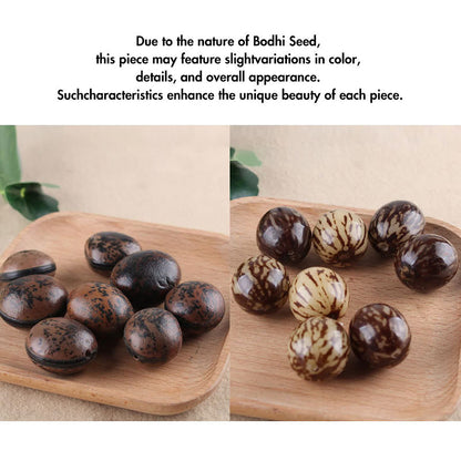 Buddha Stones Bodhi Seed Lotus Wisdom Harmony Necklace Pendant