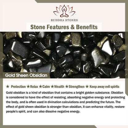 Buddha Stones "All the Best for Love and Harmony" Stone Quartz Bracelet Includes Gift Message Card