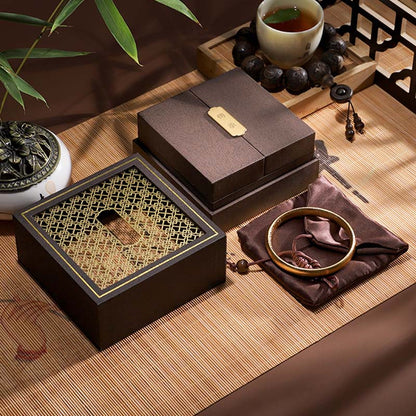 Buddha Stones Retro Jewelry Storage Box Gift Box