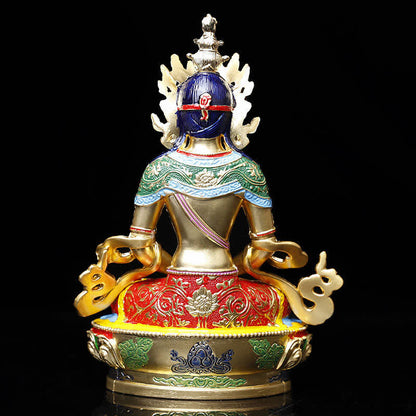 Buddha Stones Longevity Buddha Figurine Serenity Statue Home Decoration