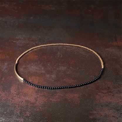 Tibetan Various Agate Stone Copper Protection Triple Wrap Bracelet (Extra 30% Off | USE CODE: FS30)