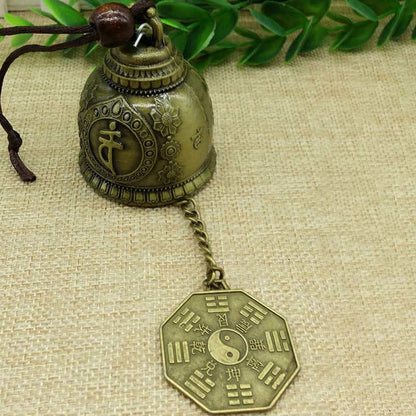 Buddha Stones Feng Shui Buddha Koi Fish Dragon Elephant Wind Chime Bell Luck Wall Hanging Decoration