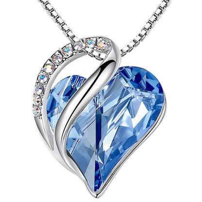 Buddhastoneshop Love Heart Birthstone Healing Energy Necklace Pendant (Extra 30% Off | USE CODE: FS30)
