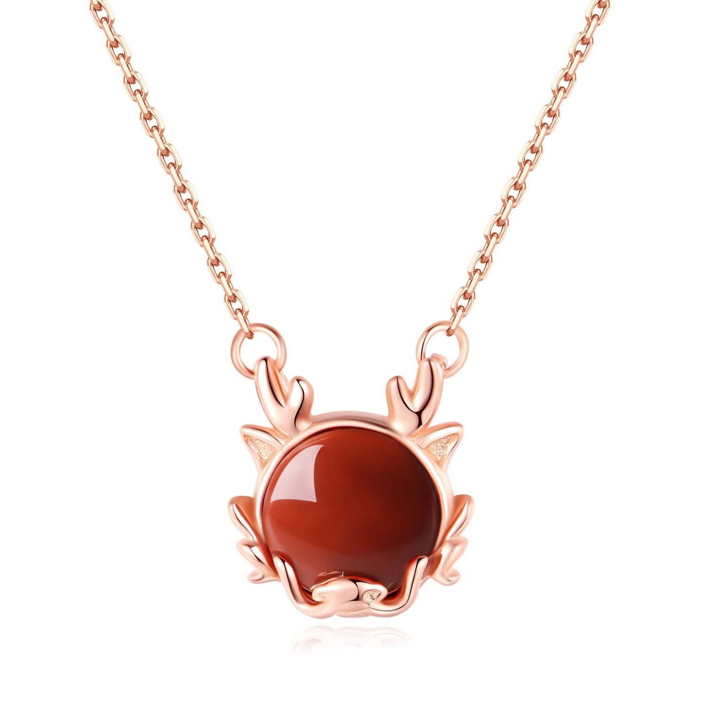 ❗❗❗A Flash Sale- Buddha Stones 925 Sterling Silver Year of the Dragon Cinnabar Red Agate Dragon Protection Bracelet Necklace Pendant Earrings Ring