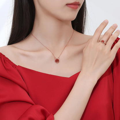 ❗❗❗A Flash Sale- Buddha Stones 925 Sterling Silver Year of the Dragon Cinnabar Red Agate Dragon Protection Bracelet Necklace Pendant Earrings Ring