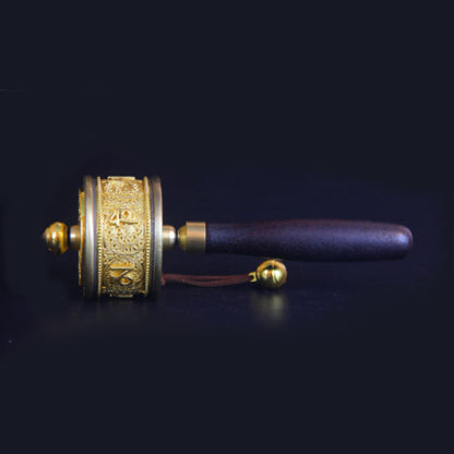 Buddha Stones Tibetan Lucky Prayer Wheel Six True Words Decoration