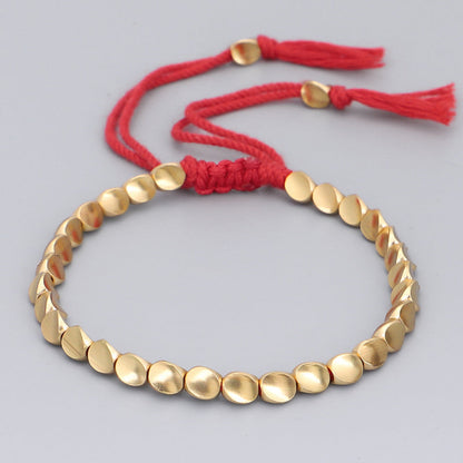 Buddha Stones "Hoping for Strength and Protection" Copper Beads Bracelet Includes Gift Message Card