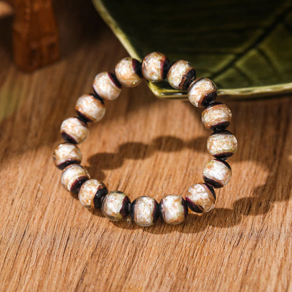 Buddha Stones Tibetan Classic Liuli Glass Bead Luck Wealth Bracelet (Extra 30% Off | USE CODE: FS30)