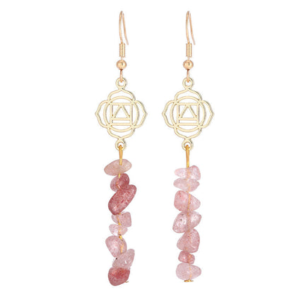 Healing Crystals Zen Cairn Confidence Earrings (Extra 30% Off | USE CODE: FS30)