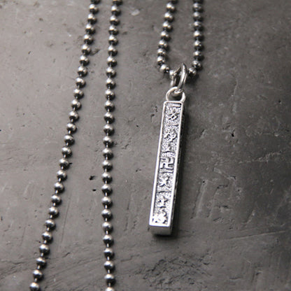 Buddha Stones 925 Sterling Silver Tibetan Om Mani Padme Hum Buddha Swastika Symbol Wisdom Necklace Pendant