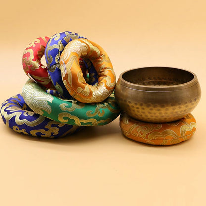 Tibetan Singing Bowl Handcraft Cushion Decoration (Extra 35% Off | USE CODE: FS35)