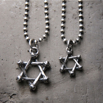 925 Sterling Silver Star of David Hope Protection Necklace