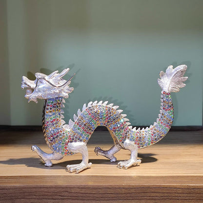 Buddha Stones Handmade Feng Shui Dragon Luck Success Home Decoration
