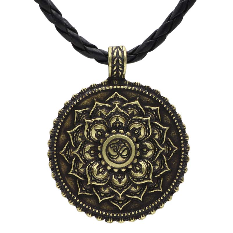 Six True Words Love Peace Flower Pattern Necklace (Extra 35% Off | USE CODE: FS35)