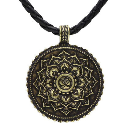Six True Words Love Peace Flower Pattern Necklace (Extra 35% Off | USE CODE: FS35)