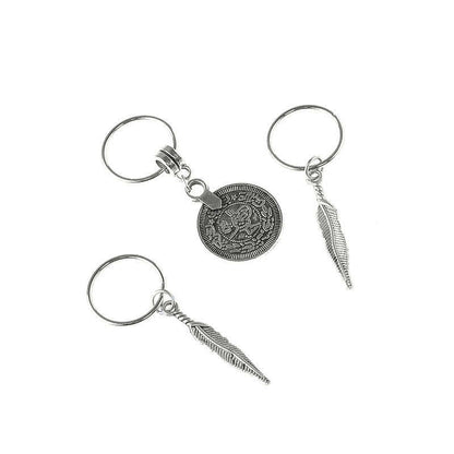 Buddha Stones Antique Leaf Coins Beads Barrette Hair Pins Decoration