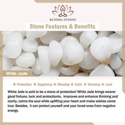 Buddha Stones  Auspicious Feng Shui Money Bag Jade Pendant Necklace
