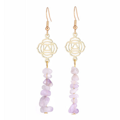 Healing Crystals Zen Cairn Confidence Earrings (Extra 30% Off | USE CODE: FS30)