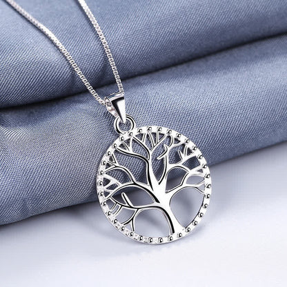 Buddha Stones The Tree of Life 925 Sterling Silver Creation Necklace Pendant