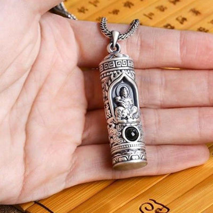 Buddha Stones Chinese Zodiac Natal Buddha Projection Prosperity Necklace Pendant