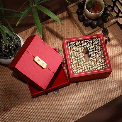 Buddha Stones Retro Jewelry Storage Box Gift Box