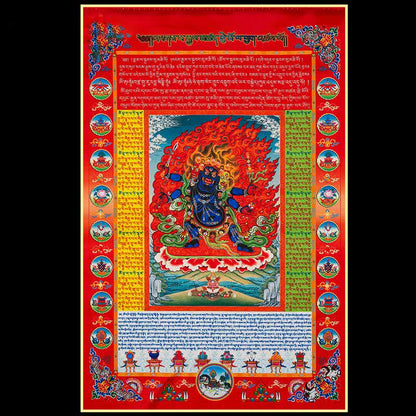 Buddha Stones Tibetan 10 Colors Windhorse Buddha Healing Auspicious Outdoor Prayer Flag
