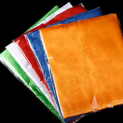 Tibetan Lucky Blessing 5 Colors Dragon Phoenix Pattern Khata Decoration (Extra 40% Off | USE CODE: FS40)