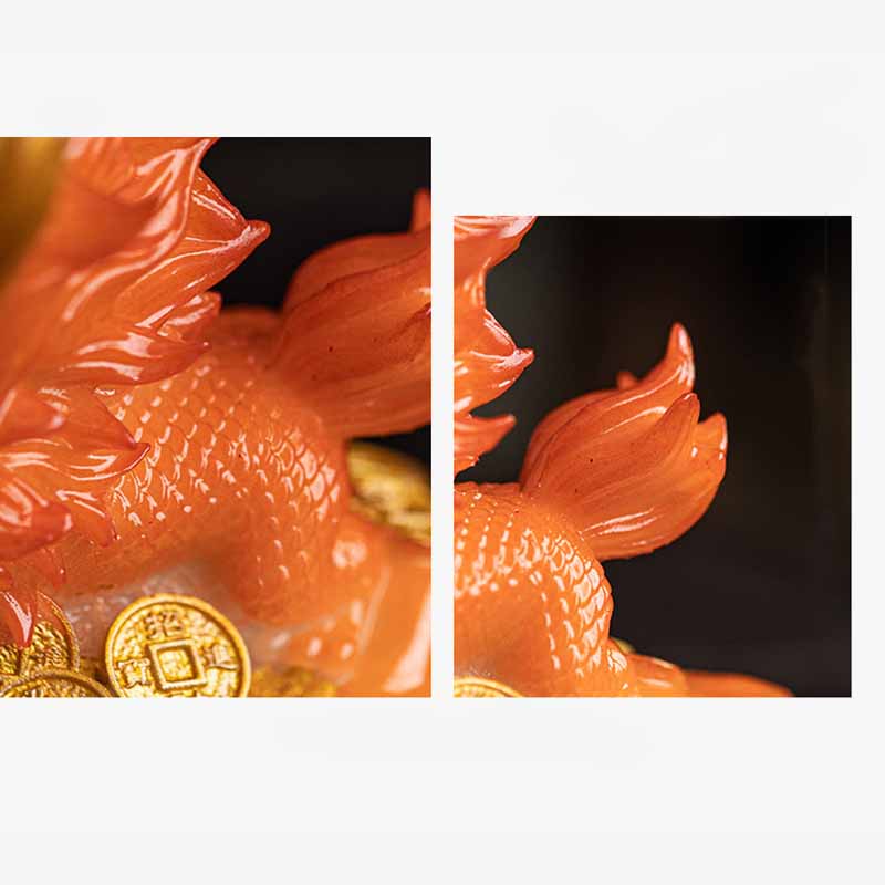Buddha Stones Color Changing Small Kirin Resin Tea Pet Home Figurine Decoration