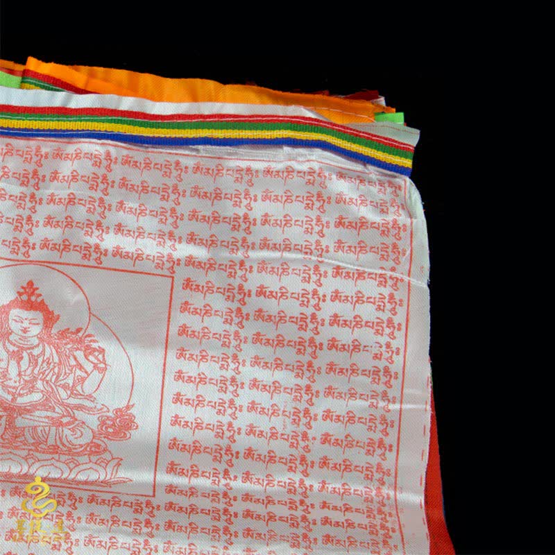 Tibetan 5 Colors Windhorse Blessing Outdoor 20 Pcs Prayer Flag
