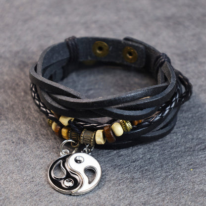 Yin Yang Pendant Couple Balance Bracelet (Extra 35% Off | USE CODE: FS35)