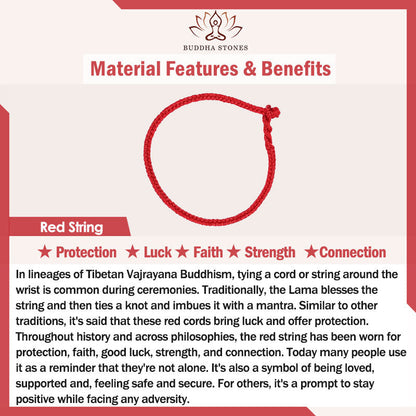 Buddha Stones 999 Gold Luck Protection Koi Fish Handmade Braided String Bracelet