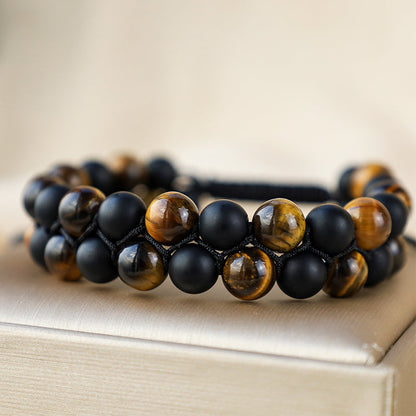 Buddha Stones Protection Tiger's Eye Bracelet