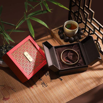 Buddha Stones Retro Jewelry Storage Box Gift Box